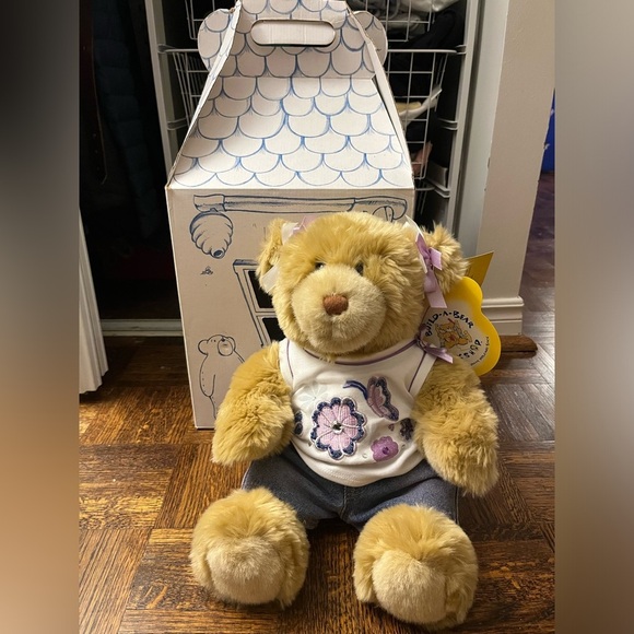 NEW w/box Build-A-Bear 90s Teddy Bear - Picture 1 of 14